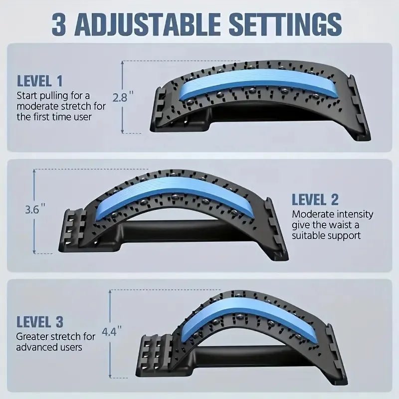 Back Stretcher, Multi Level Back Cracker - NeoxMart Store