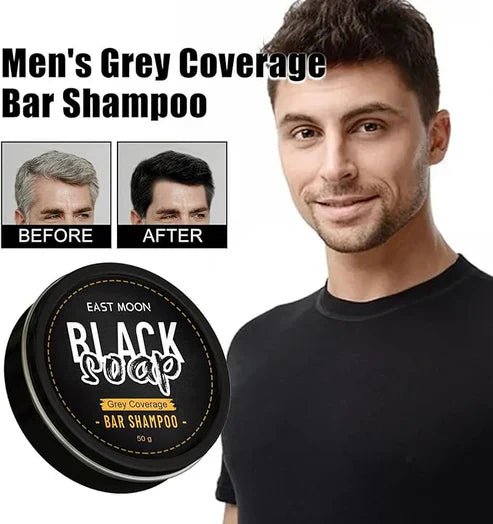 EAST MOON - Black Soap Bar Shampoo (Original) - NeoxMart Store